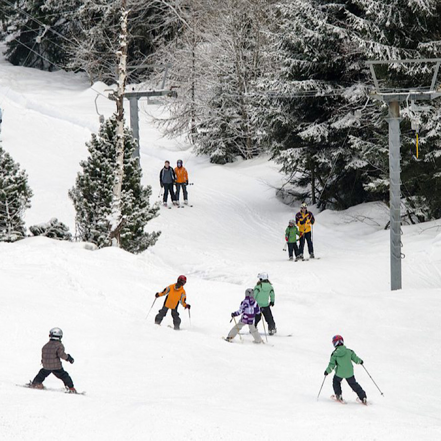 Daillon, le 02.01.2013. En direct des stations. Téléconthey.
Système D. Les Mayens-de-Conthey possèdent un téléski pas comme les autres.
Ce sont surtout des familles qui fréquentent le domaine skiable des Mayens-de-Conthey. Deux tiers des skieurs sont des enfants.
Le Nouvelliste/Christian HOFMANN